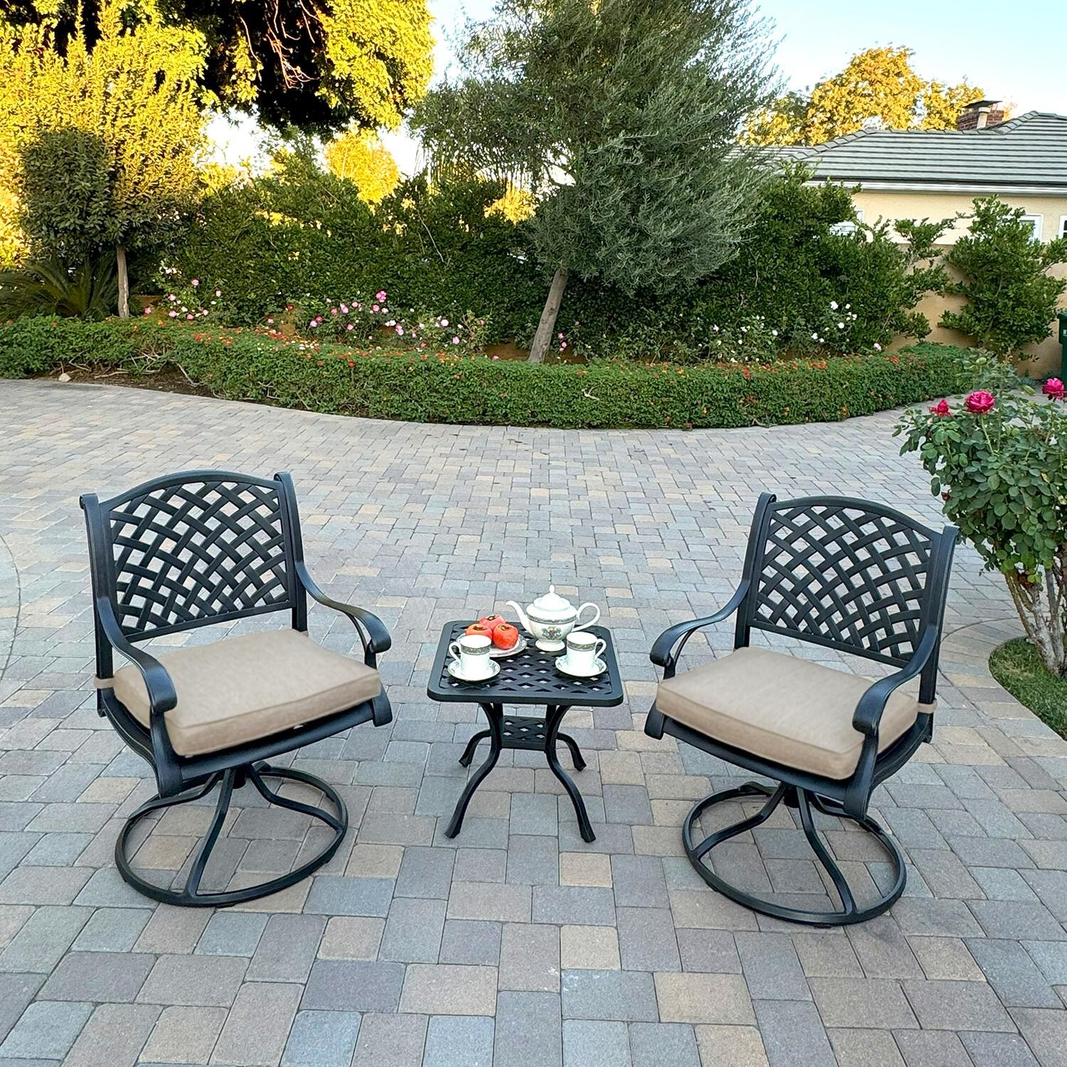 Darlee Nassau 3 Pc Conversation Set w/ Rocker - 0 - Lifestyle thumbnail
