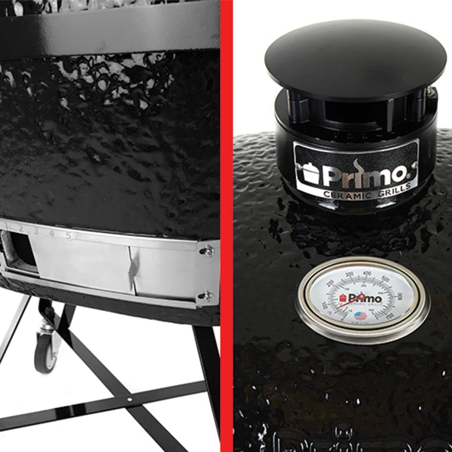 Primo PGCLG Precision Control Upgrade Kit for Oval Large - Shown On Grill thumbnail
