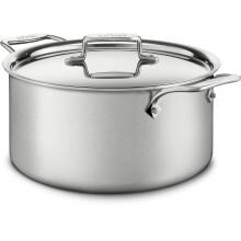 All-Clad D5 Stainless 8-Quart Stock Pot With Lid image