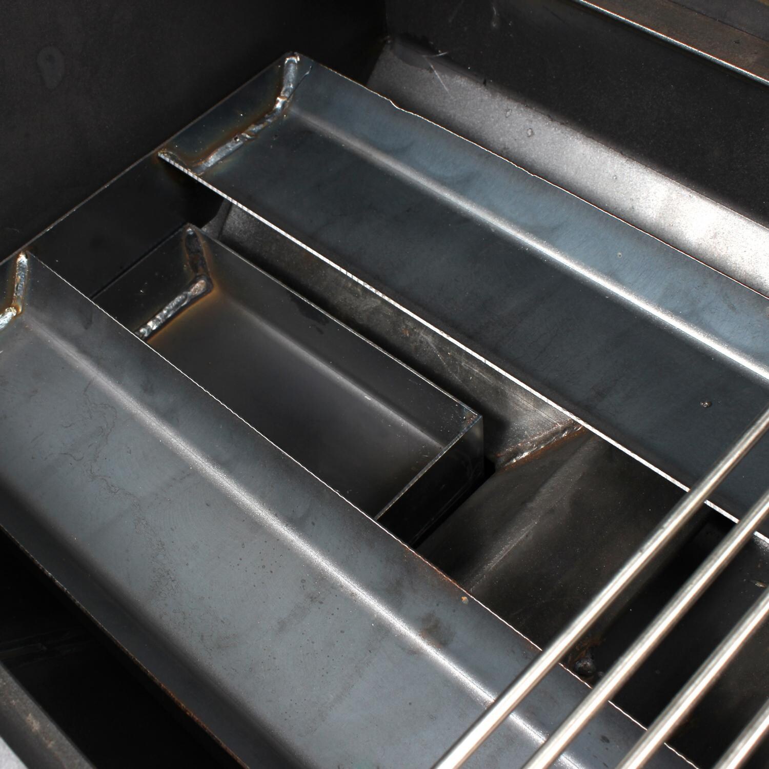 Smokin Cajun 30-Inch Propane Gas Grill On Cart - Internal Moisture Pan And Wood Chip Box thumbnail