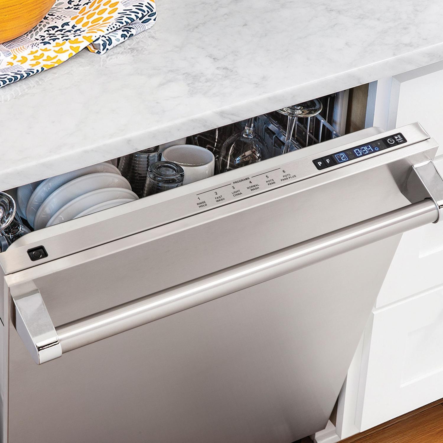 Viking 301 Series 24Inch Builtin Dishwasher With Stainless Panel