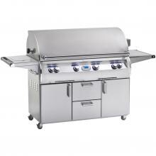 Fire Magic Echelon Diamond E1060s 48-Inch Natural Gas Grill With Single Side Burner And One Infrared Burner - E1060s-4L1N-62