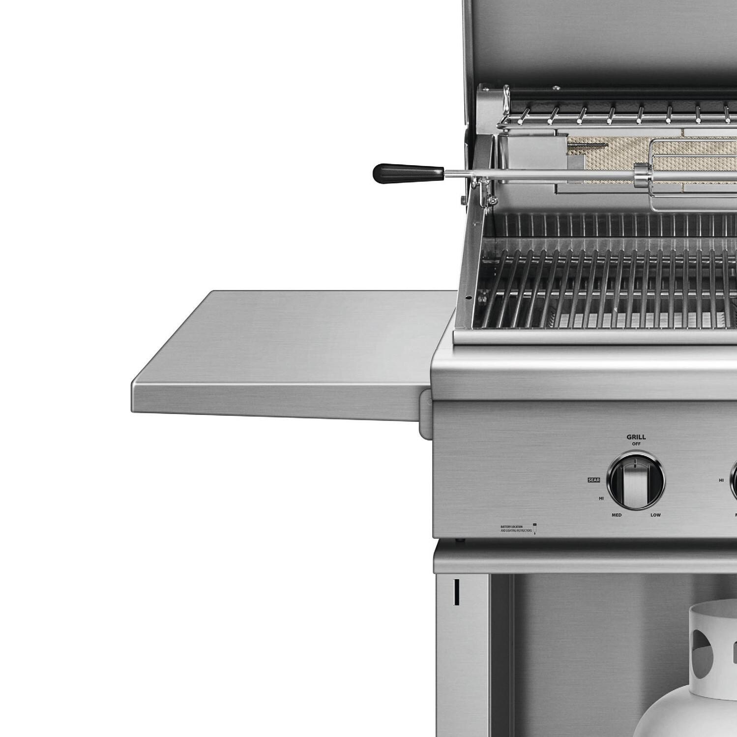 DCS Stainless Steel Side Shelf For DCS 30-Inch DCS CSS Cart - Shown On Cart thumbnail