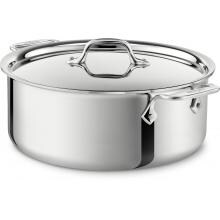 All-Clad Stainless 6-Quart Stock Pot With Lid image