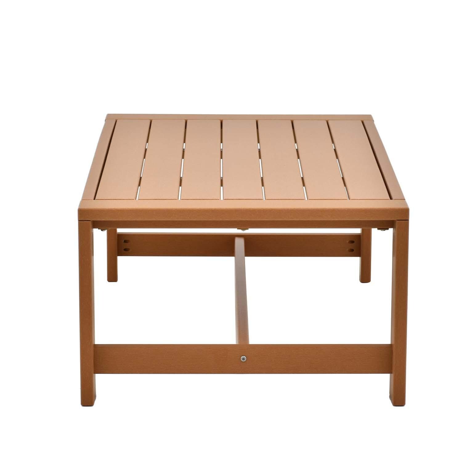 Corbin Bay 5 Pc Set Polyresin Seating Set By Lakeview Outdoor Designs - Coffe Table Side View - Detail thumbnail