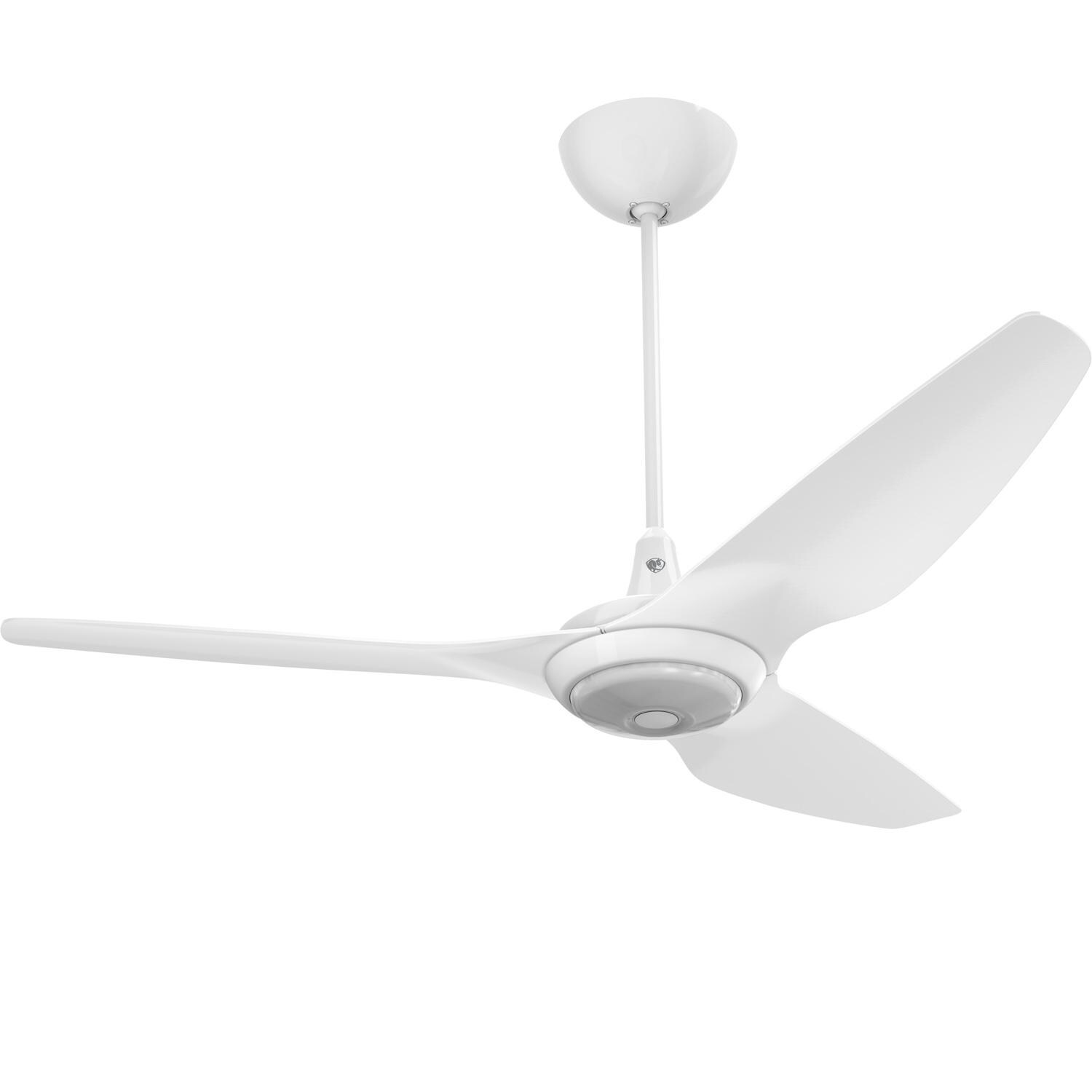 Big Ass Fans 60-Inch Haiku Ceiling Fan Universal Mount W/20-Inch Downrod & Downlight in White - MK-HK4-052506A259F259G10I20S2