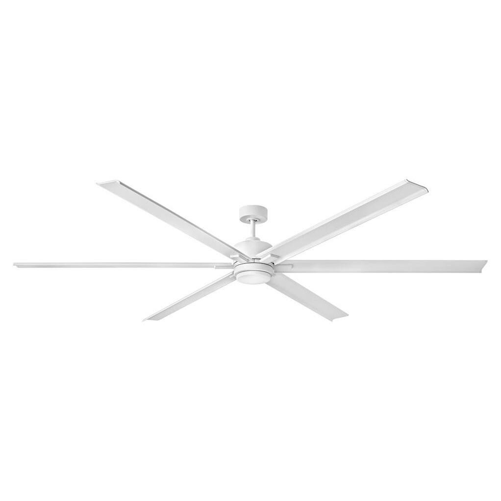 Hinkley Lighting 900999FMW-LDD Indy Maxx 99-Inch LED Indoor / Outdoor Ceiling Fan - Matte White thumbnail