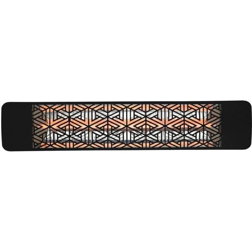 Eurofase EF20480B3 Mason Series 39-in 2000 Watt Single Element Marine Grade 480V Electric Patio Heater in Black - Display - White Background thumbnail