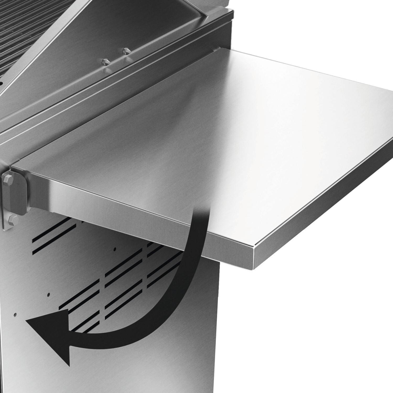 DCS Series 7 Traditional BH1-30R-N 30-Inch Natural Gas Grill With Rotisserie On DCS CSS Cart With Two Side Shelves - Burner Control Knob Detail thumbnail