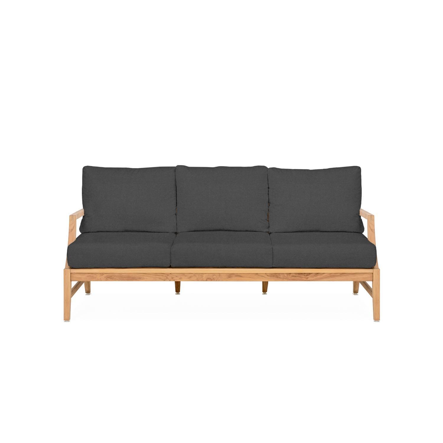 Charleston Sofa in Carbon By Teak + Table