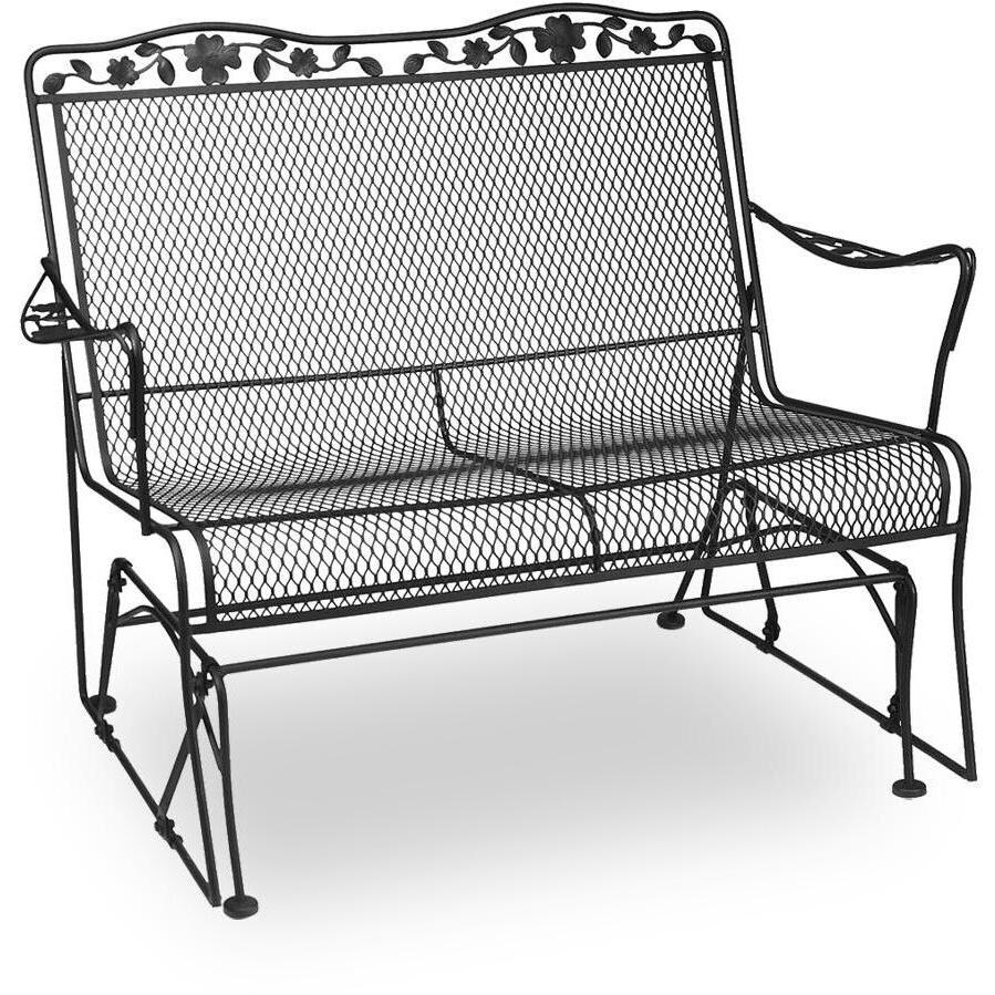 Meadowcraft Dogwood Wrought Iron Loveseat Patio Glider ... (800 x 800 Pixel)