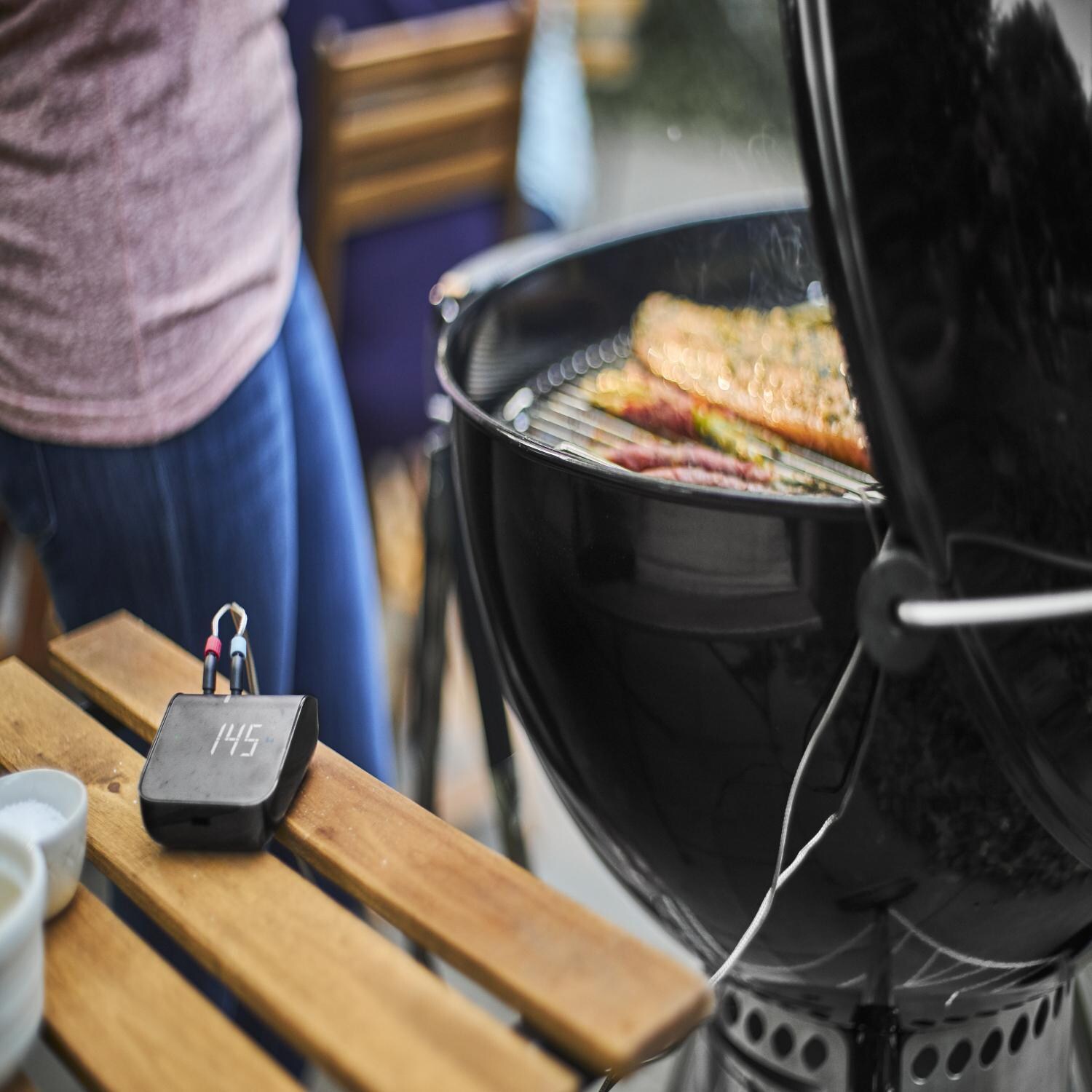 Weber 3201 Connect WiFi-Enabled Smart Grilling Hub - Lifestyle Probe and Grill thumbnail