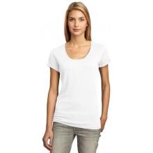 District Junior Ladies Deep Scoop T-Shirt XL - White image