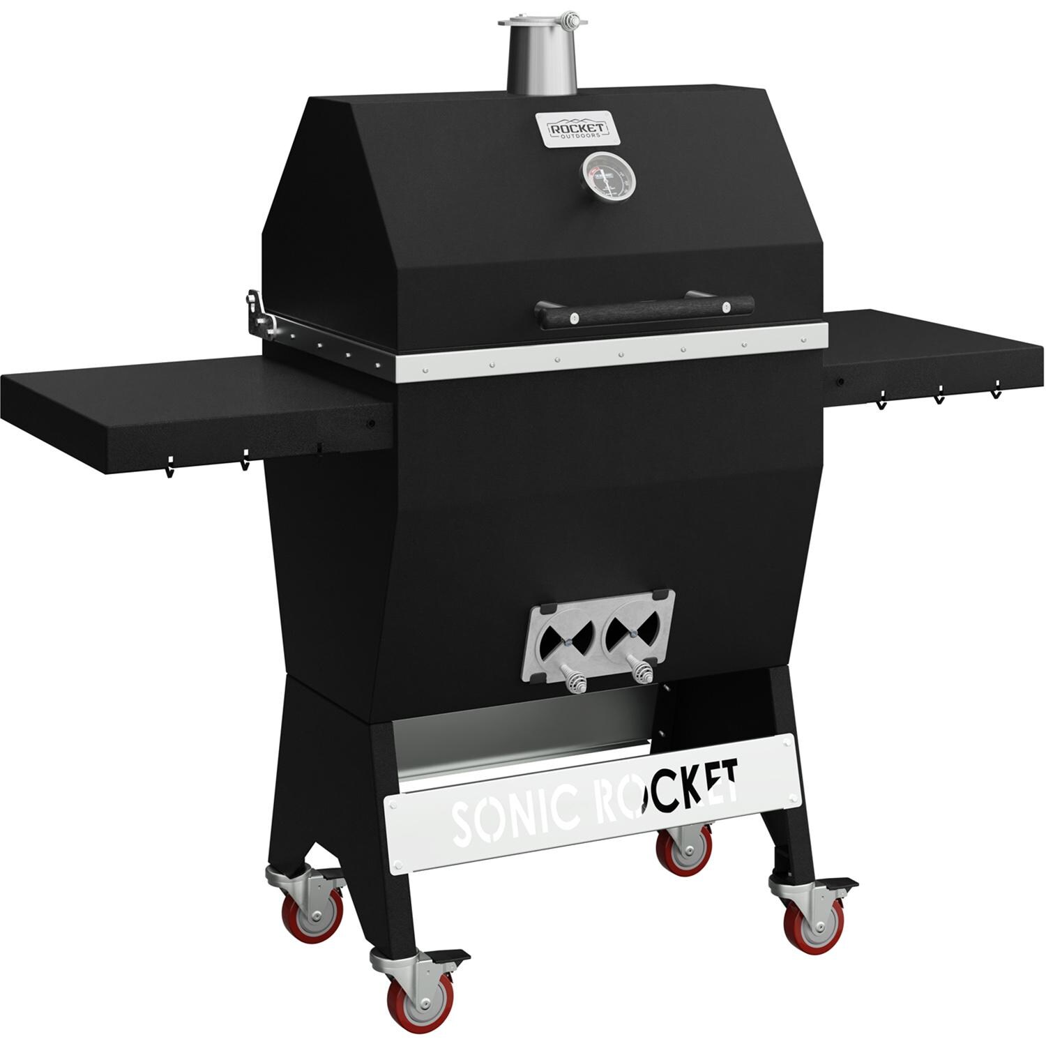 Rocket Outdoors MDSONIC Medium Sonic Rocket Kamado Grill - MDSONIC - Angled - White Background thumbnail