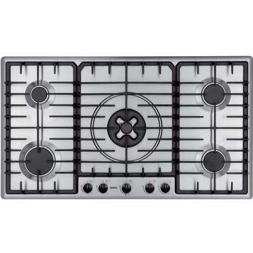 Bosch Gas Cooktop, 36 Inch - Stainless Steel