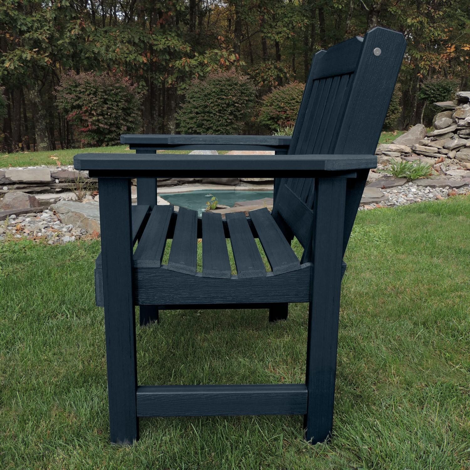 Lakeview Hart Lane Garden Chair - Federal Blue - Side View thumbnail