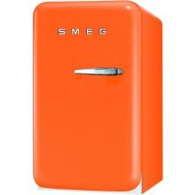 Smeg 1.5 Cu. Ft. Left Hinge Retro Style Compact Refrigerator - Orange - FAB5ULO image