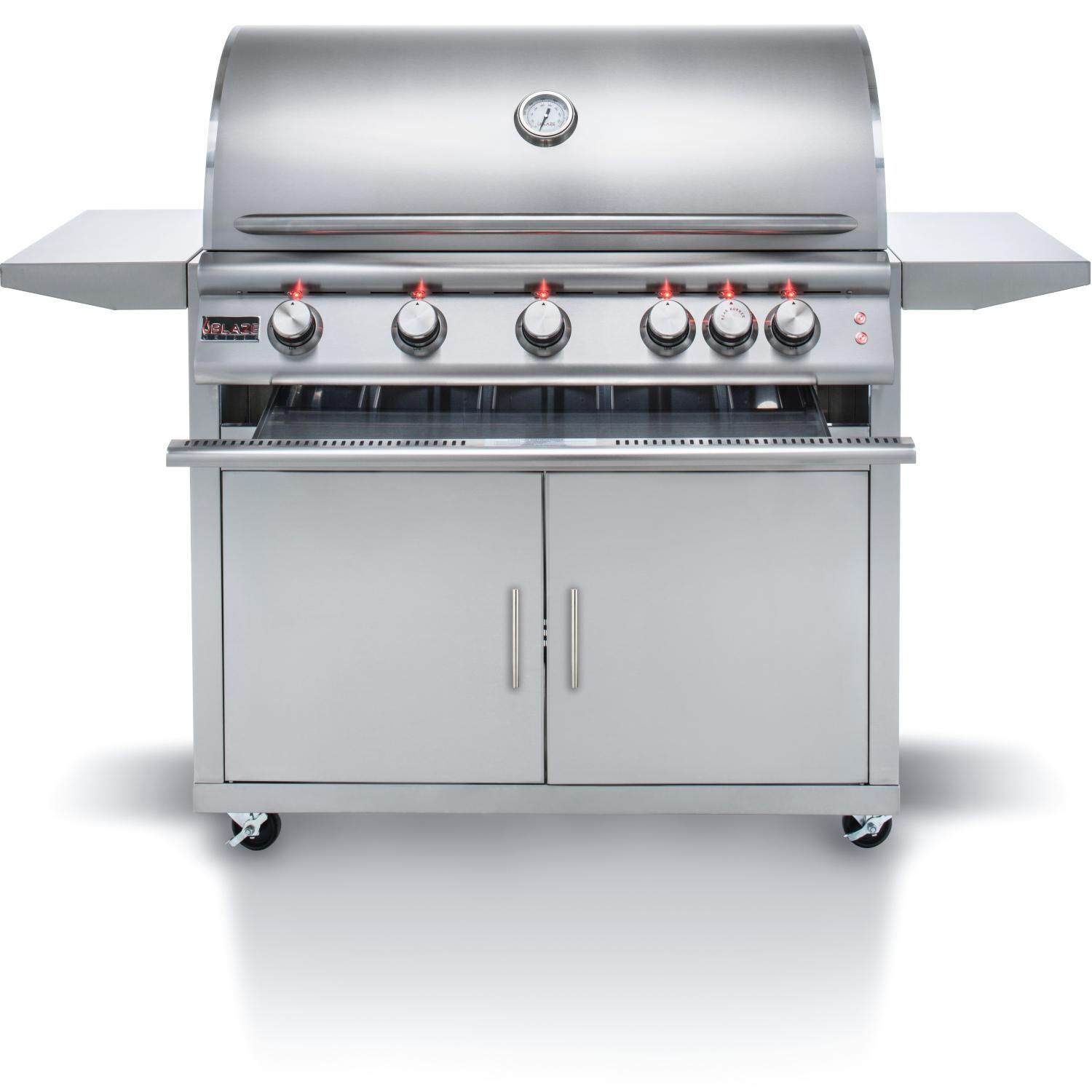 Blaze BLZ-5LTE2-LP Premium LTE 40-Inch 5-Burner Propane Grill w/ Rear Infrared Burner & Grill Lights thumbnail