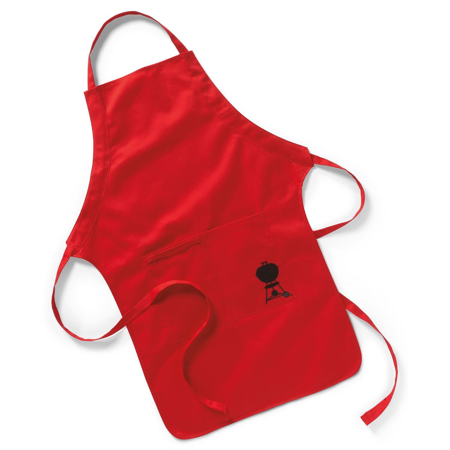 Weber 6534 Red Cooking Apron - Display - White Background thumbnail
