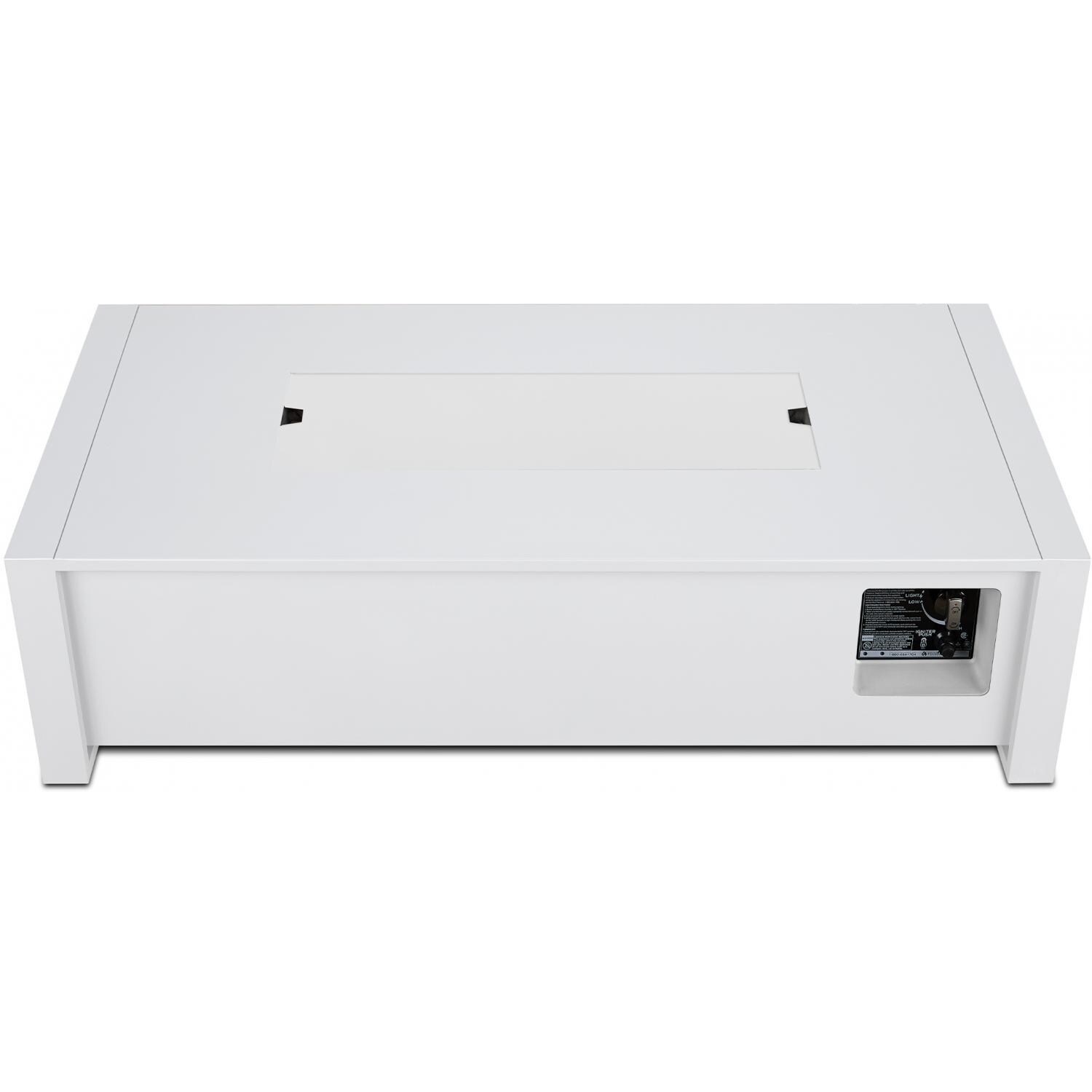 Lakeview Outdoor Designs SC-6340LP-WHT Lafitte 52-Inch Rectangle Propane Gas Fire Table - Fire Pit Lid thumbnail