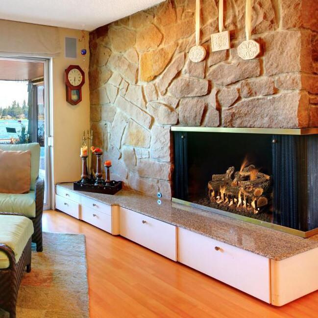 Grand Canyon 42-Inch Arizona Weathered Oak Vented Natural Gas Log Set - Lifestyle thumbnail