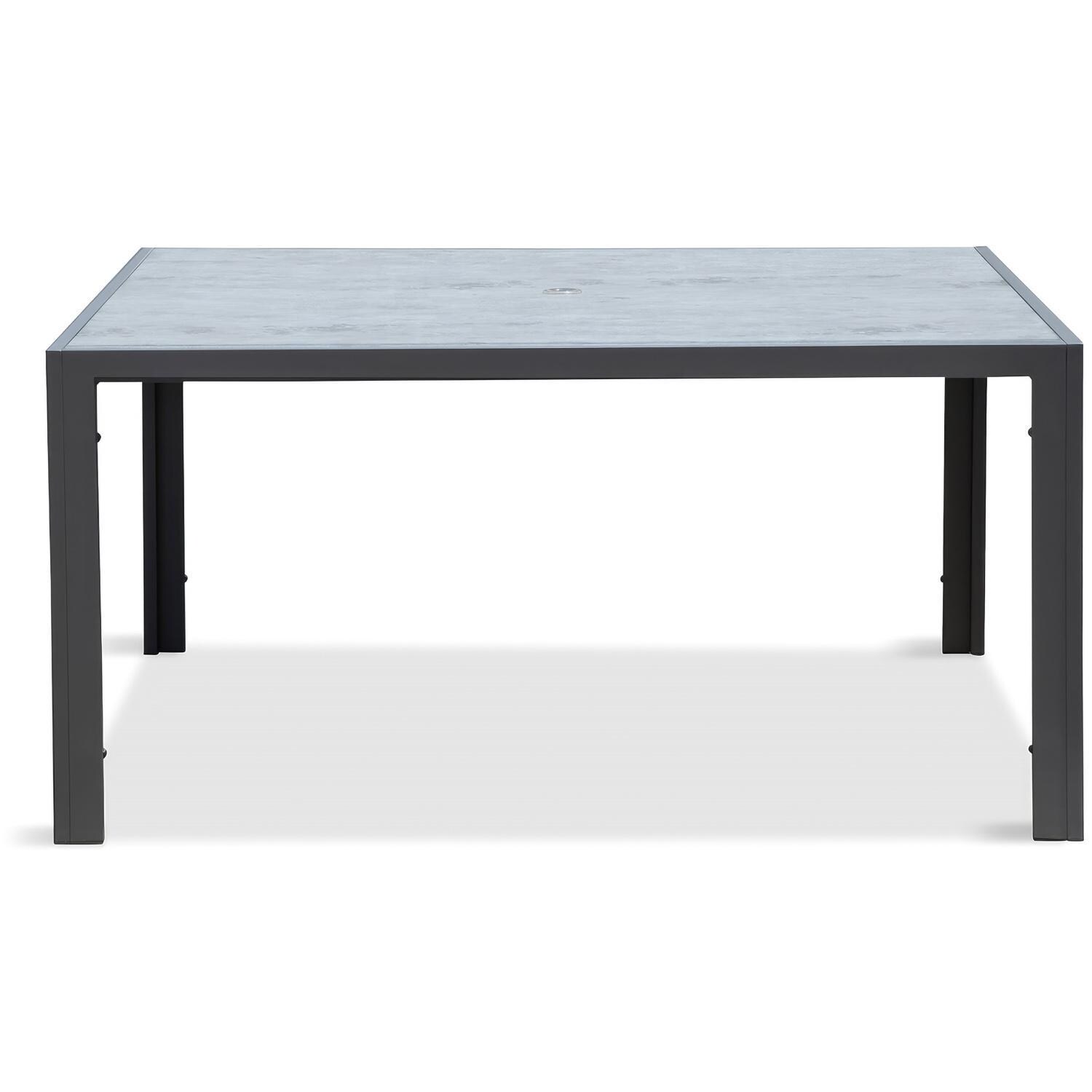 Spring Bay 9 Piece Square Dining Set in Slate - Table - White Background thumbnail