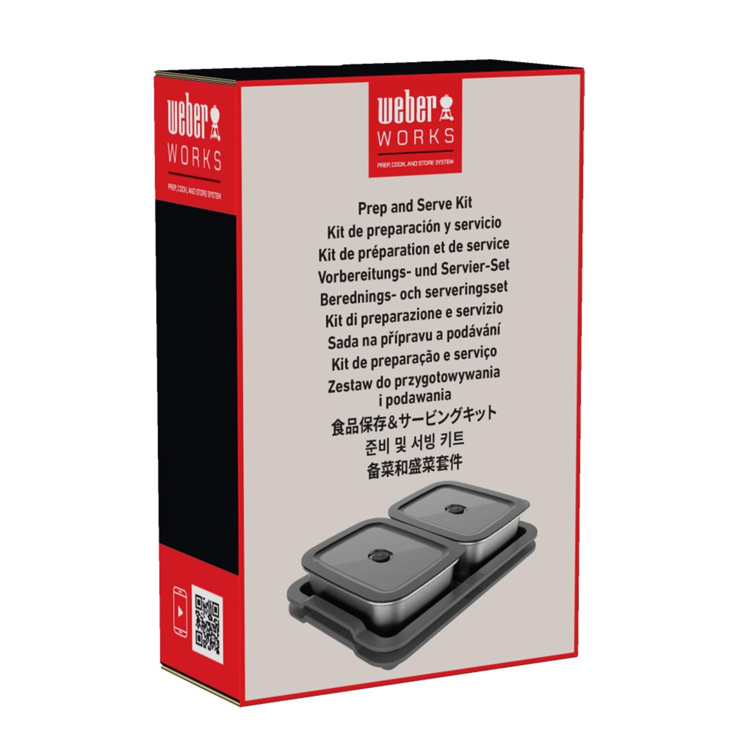 Weber 3400220 Works Prep & Serving Kit - Packaging - White Background thumbnail