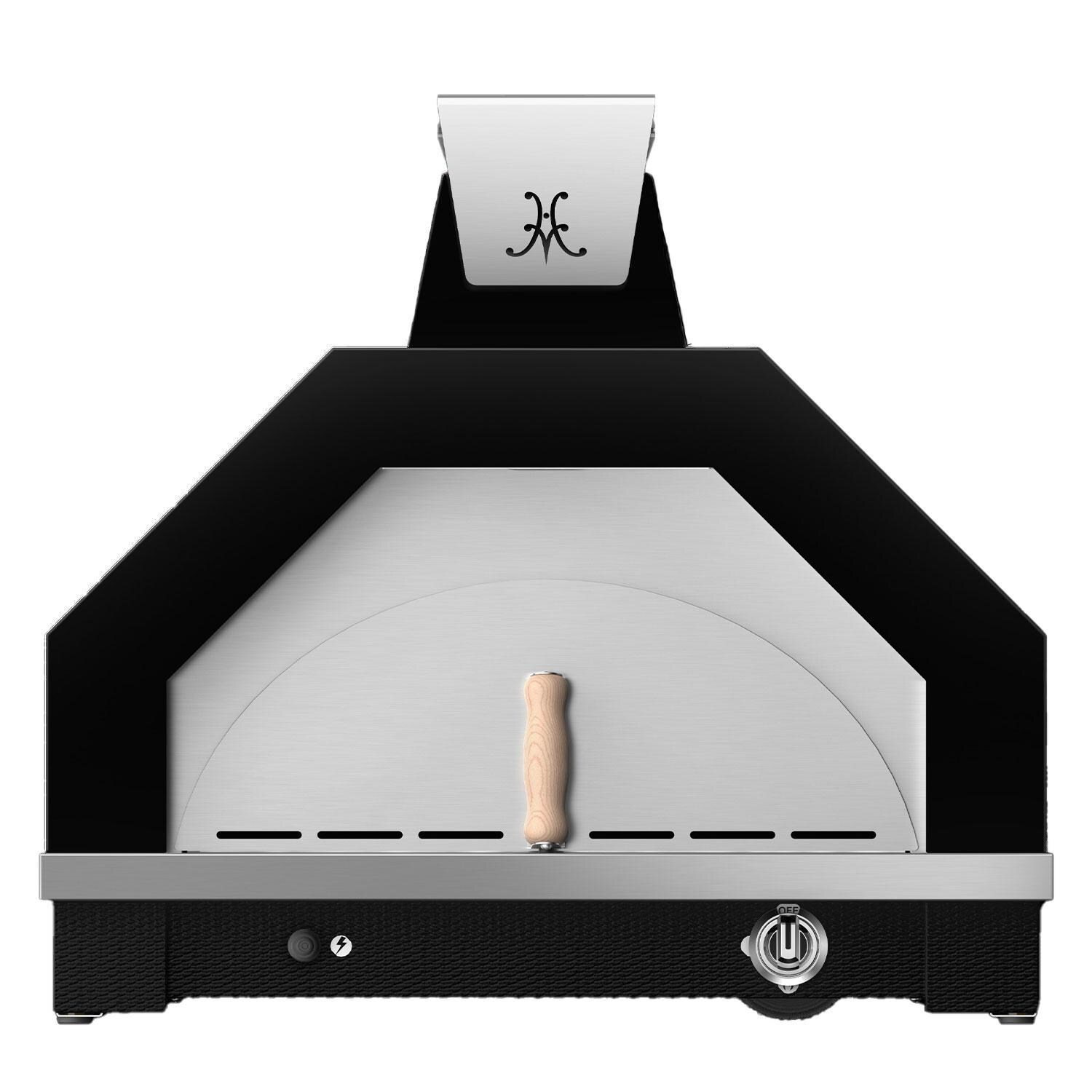 Hestan Campania 33 Inch Countertop Stainless Steel Natural Gas Pizza Oven w/ Light Kit - Stealth