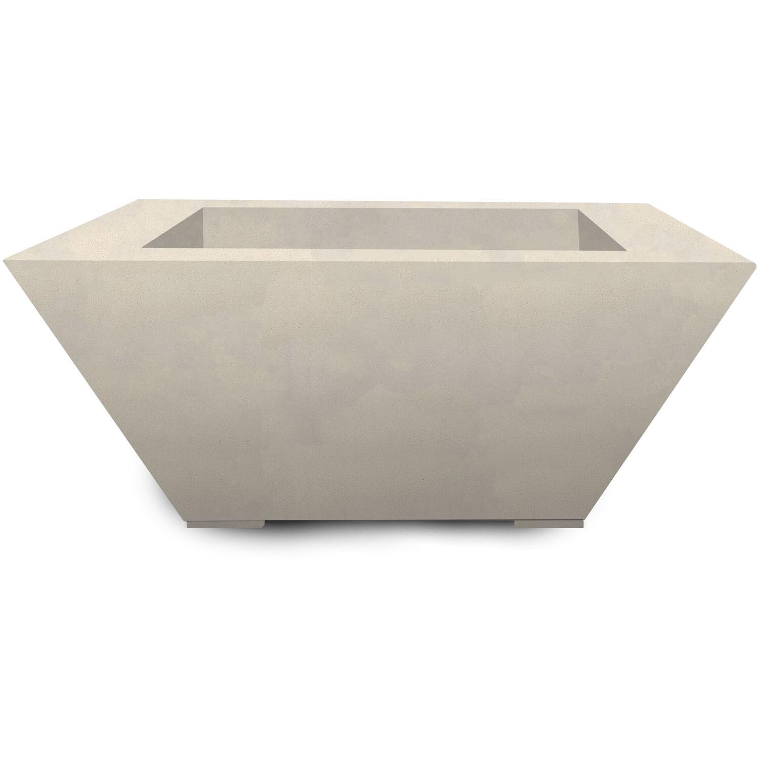 Prism Hardscapes Lombard 42-Inch Propane Gas Square fire Pit Table - Coastal image