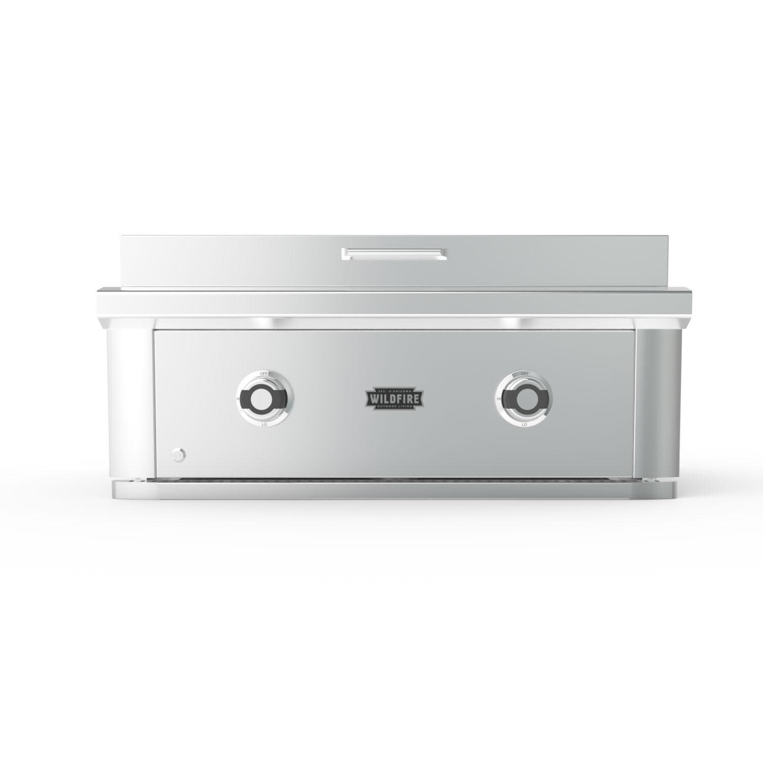 Wildfire Ranch Pro 30-in 2 Burner 304 SS Natural Gas Griddle - WFPRO30GRD-SS-NG