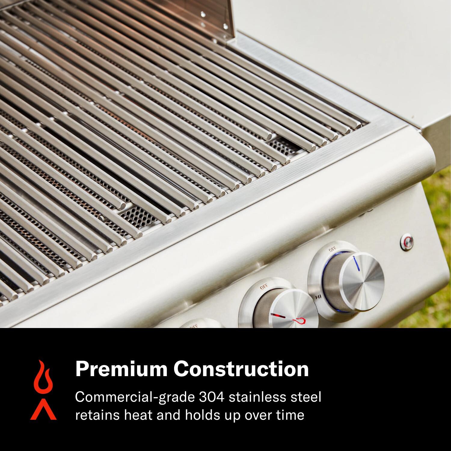 Blaze BLZ-5LTE3-LP Freestanding Propane Grill - Premium Construction - Detail thumbnail