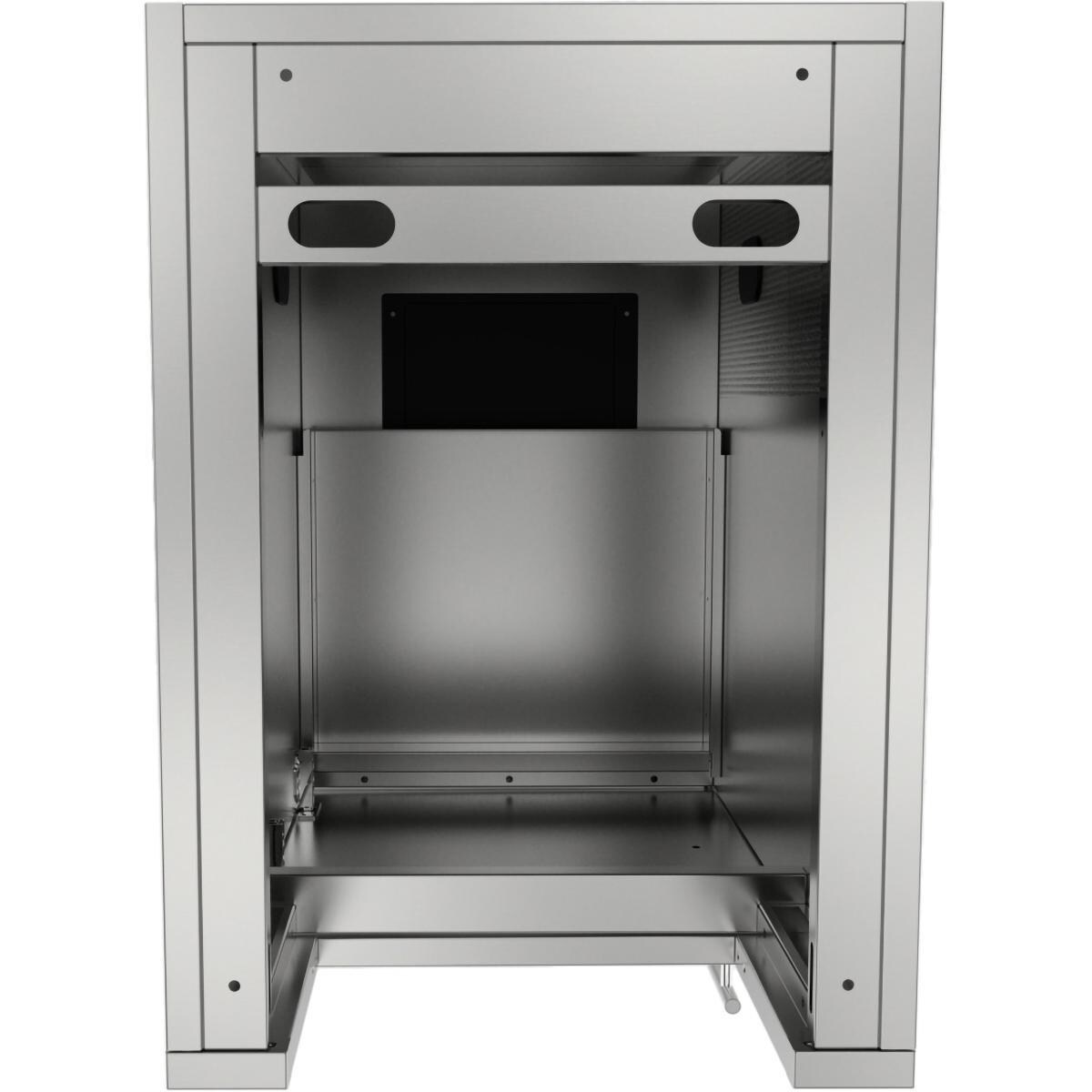 Sunstone SAC20CSDR 20-in Outdoor Kitchen Right Hinge Single Door Appliance Cabinet - Overhead View (Left Hinge Model Shown) - White Background thumbnail