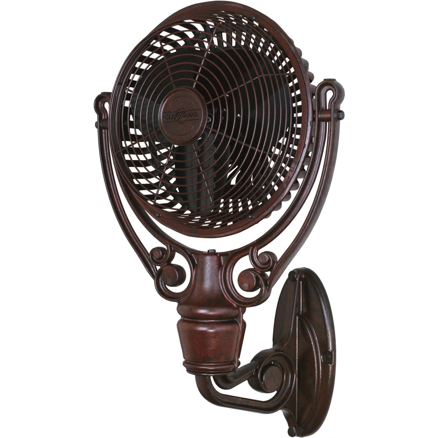 Fanimation Old Havana Outdoor Wall Mounted Fan - Rust