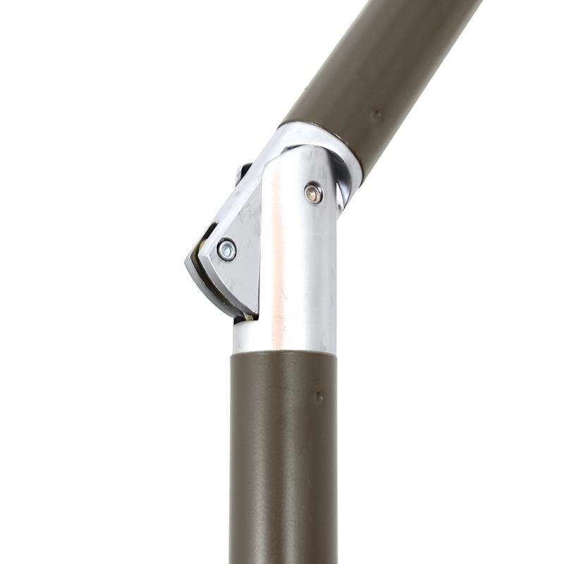 California Umbrella 7.5 Ft Octagonal Aluminum Push Button Tilt Patio Umbrella W/ Crank Lift & Aluminum Ribs - Tilt Join Detail