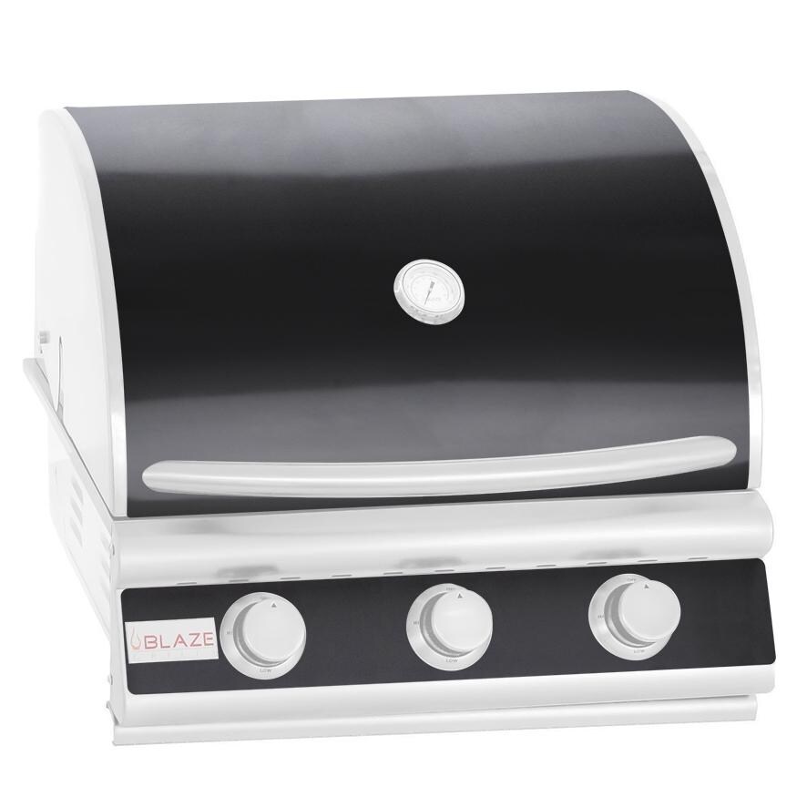 Blaze 3 Burner Traditional Grill Skin & Control Panel Cover - Black - BLZ-3BSK-BLK image