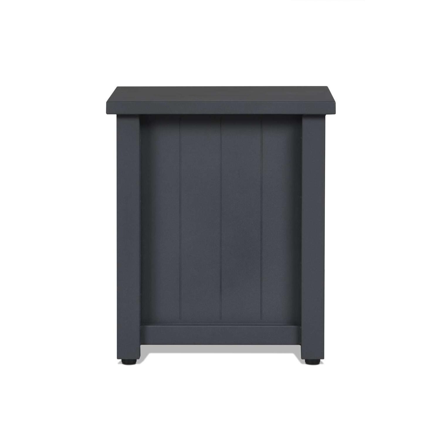 Lakeview SC370GRY Cabin Way Propane Tank Cover - Gray - Side View thumbnail