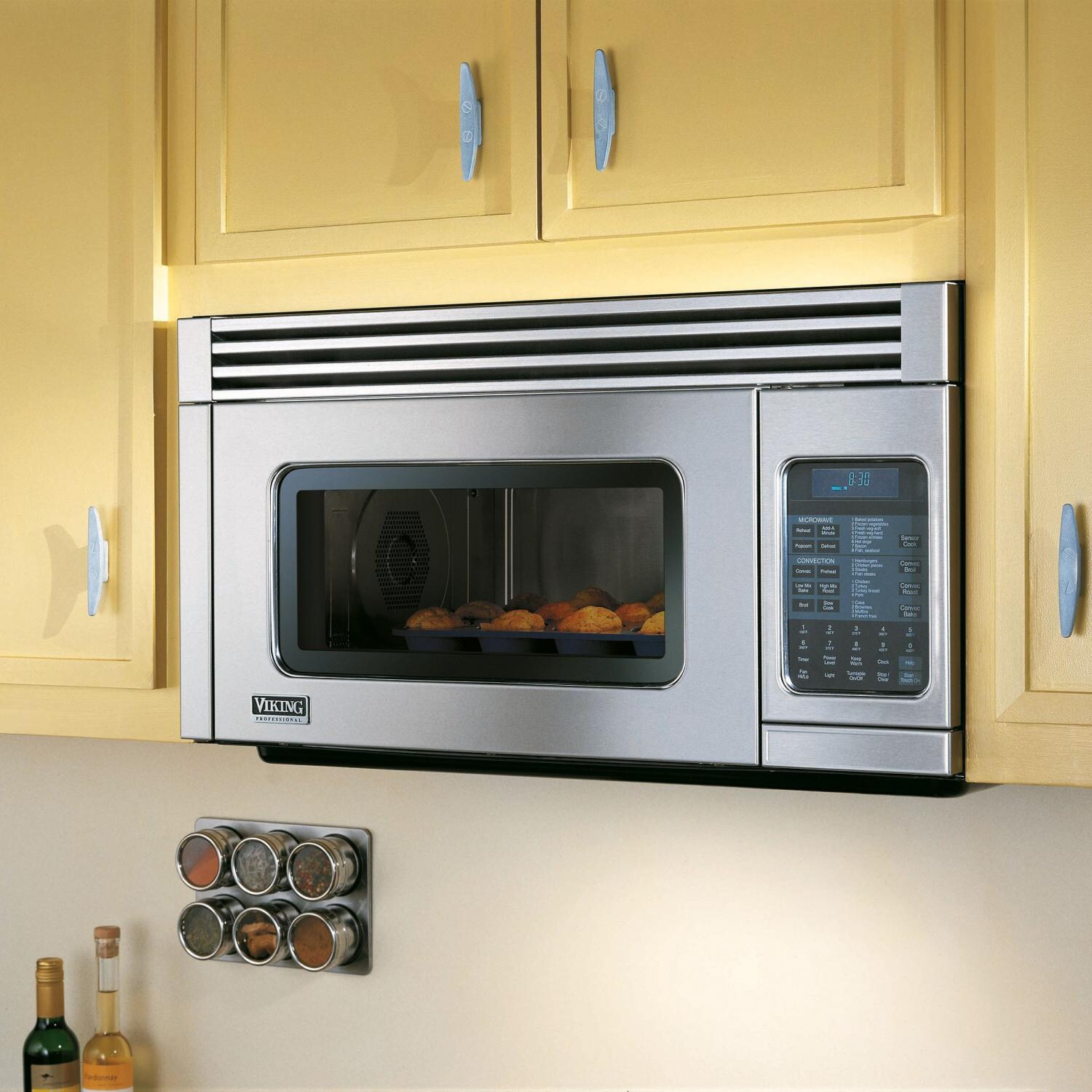 Viking Professional 1.1 Cu. Ft. Over-The-Range Convection Microwave Oven - Shown Built-In thumbnail