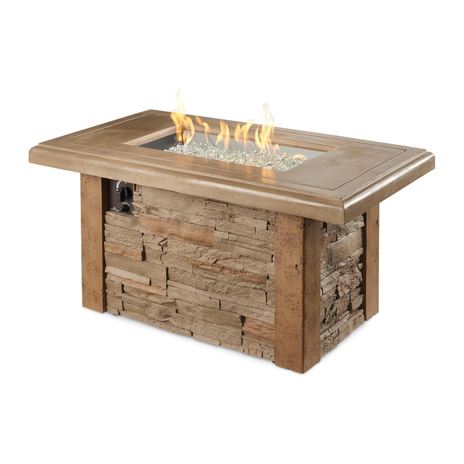 The Outdoor GreatRoom Company Sierra Linear Gas Fire Pit Table - Flame thumbnail