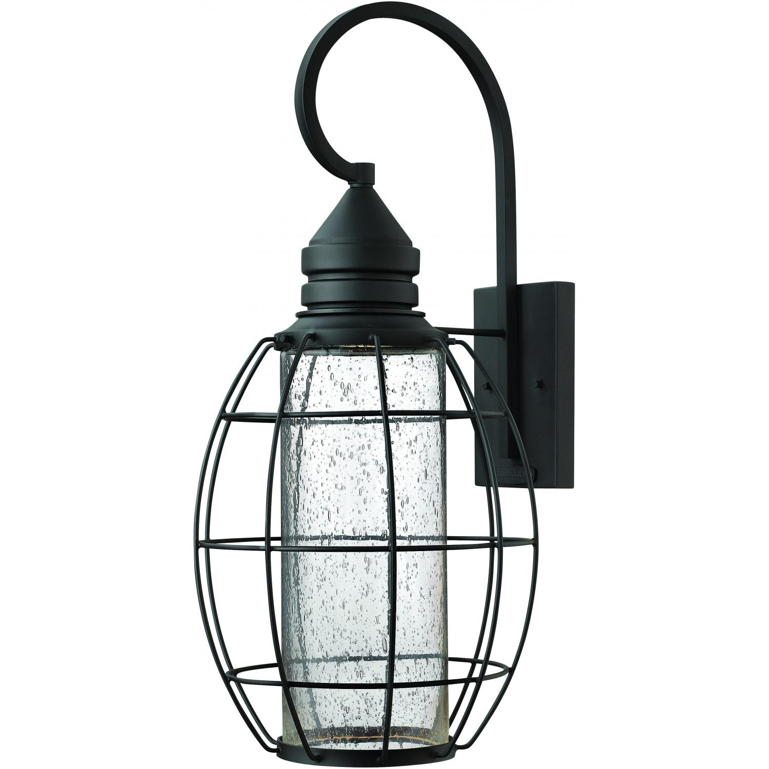 Hinkley Lighting New Castle One Light 24-Inch Dark Sky Outdoor Wall Light - Black - 2258BK