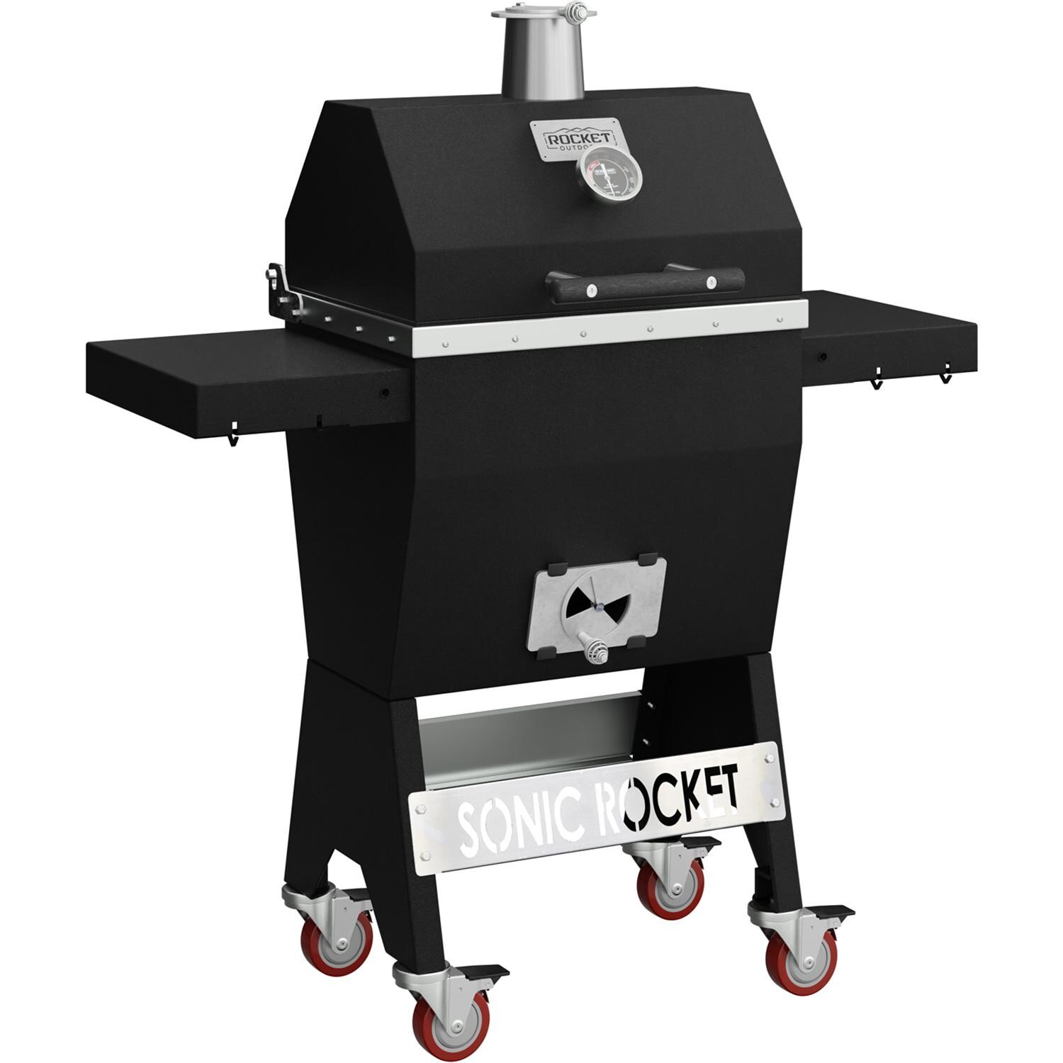 Rocket Outdoors SMSONIC-BDL Small Sonic Rocket Kamado Grill & Accessories Bundle - SMSONIC-BDL - Grill - White Background thumbnail