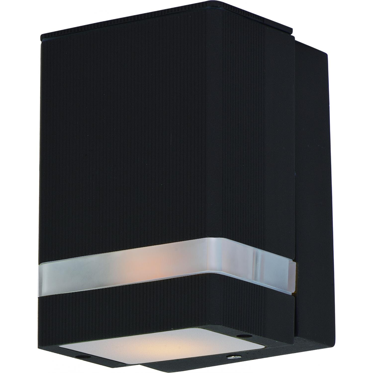 Maxim Lightray One Light 6-Inch LED Outdoor Wall Light - Architectural Bronze - 86128ABZ