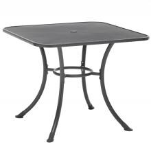 KETTLER 36 Inch Square Wrought Iron Patio Dining Table