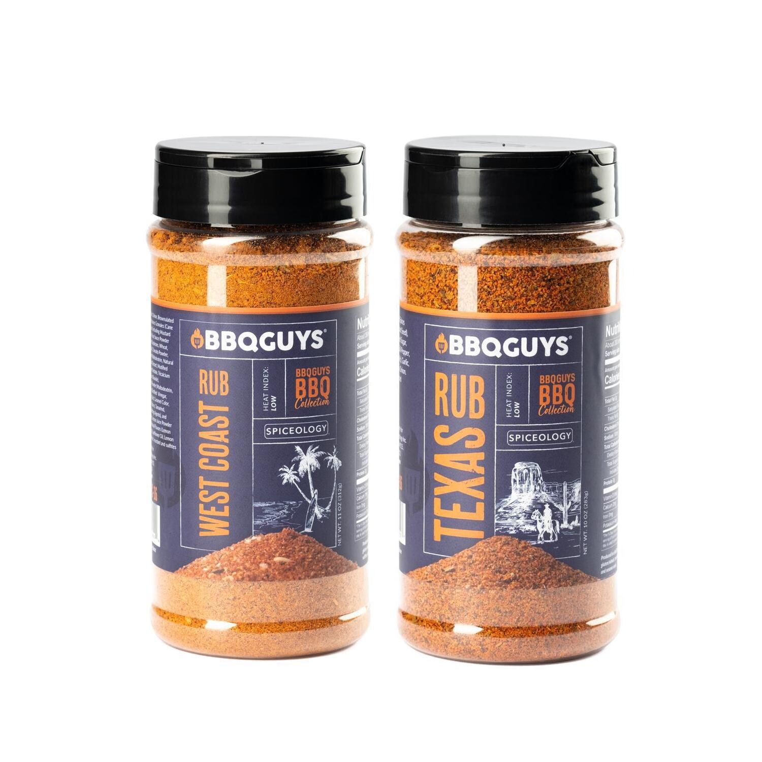 BBQGuys Signature x Spiceology West Coast & Texas Rub Variety Pack
