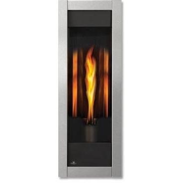 Napoleon Torch Fireplace Frame - Brushed Stainless Steel - TFSS