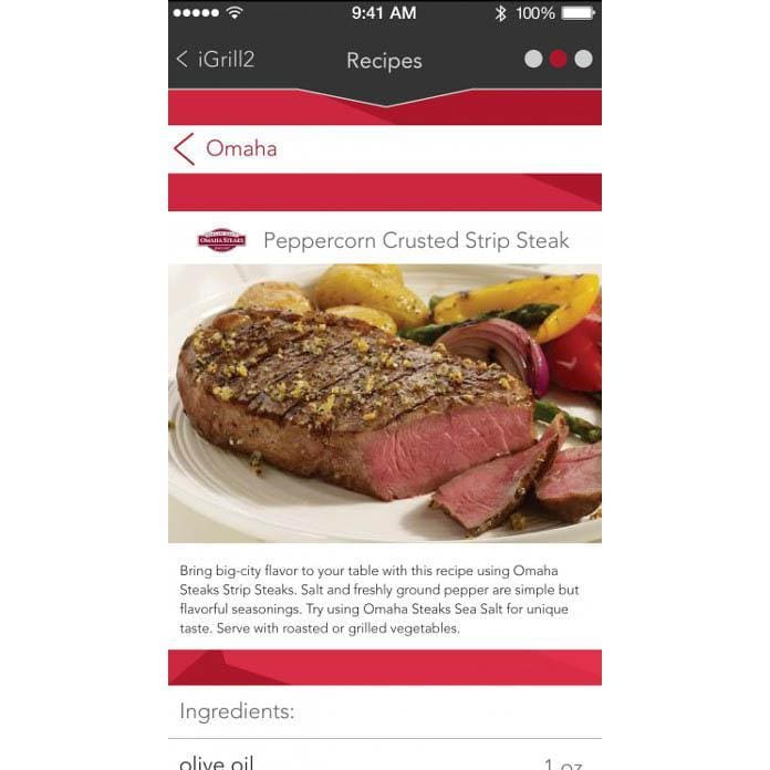 Weber 7203 iGrill 2 Wireless Bluetooth Grill Thermometer App - Recipe Detail thumbnail