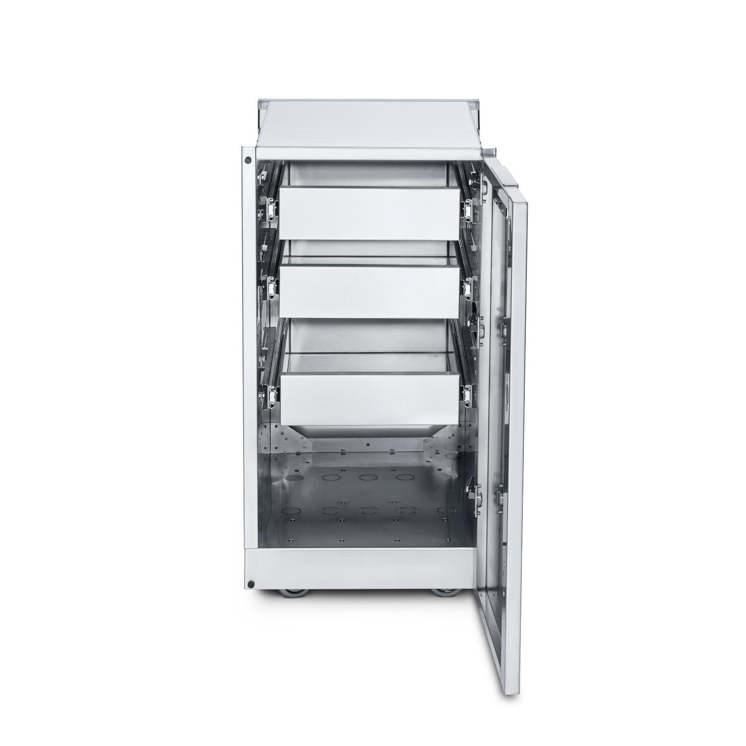 Crown Verity ICM-3D Infinite Series 18-Inch Stainless Steel Cabinet Module with Three Drawers thumbnail