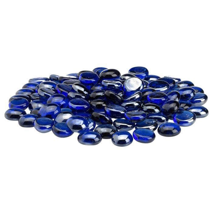 BBQGuys Signature FB-ROYLST-10 3/4-Inch Royal Blue Luster Fire Beads - Glass Pile thumbnail