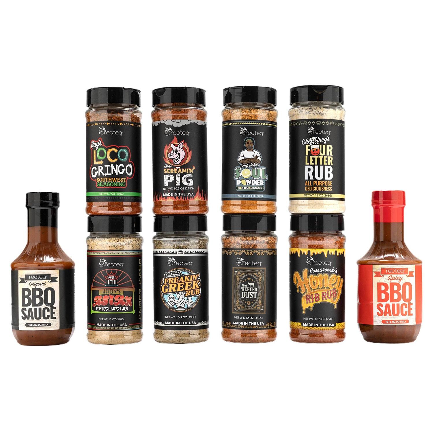 recteq BBQ Rub & Sauce Seasoning Bundle - RT-RSBDL