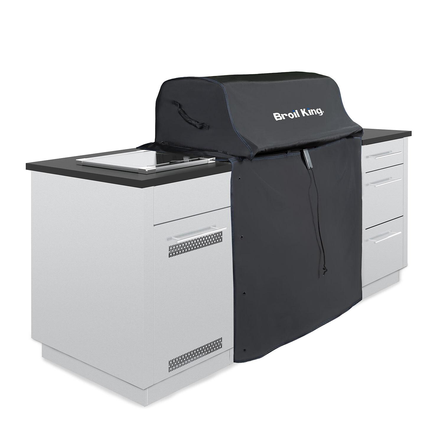 Broil King 68690 Premium Grill Cover for Imperial 600 Series Built-In Island - Display (Cover Only Included) - White Background thumbnail