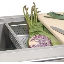 Alfresco Stainless Steel Colander Accessory For 30-Inch Apron Sink - COLANDER image